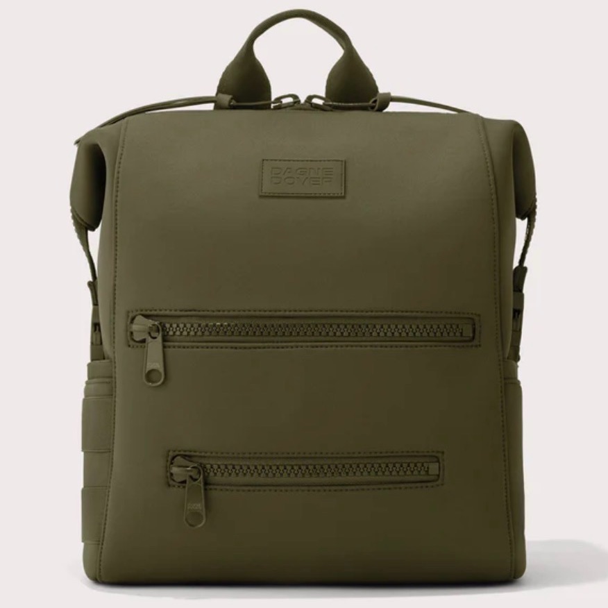 Dark Olive Dagne Dover Diaper Bag - Medium